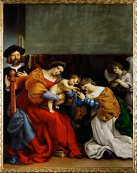 Casamento místico de Santa Catarina de Siena