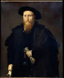 Retrato de um cavalheiro idoso com luvas (Liberale da Pinedel?)
