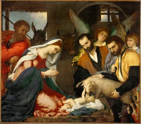 A Adoração dos Pastores (pintura sobre tela)