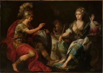 Enéas e Dido (óleo sobre tela)