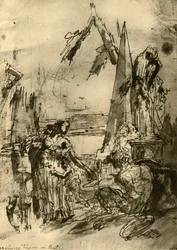 "Capriccio", meados do século XVIII, 1928