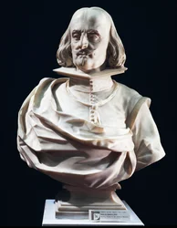 Busto de mármore de Domenico Petra, de Lorenzo Vaccaro (1655-1706), Igreja de São Pedro em Maiella, Nápoles, Itália