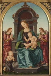 Madona com o Menino, o São João Infante e Anjos