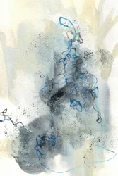 Fluxo Azul Abstrato