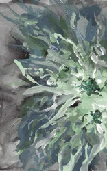 Flora abstrata verde