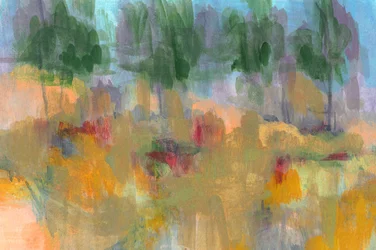 Paisagem outonal vibrante
