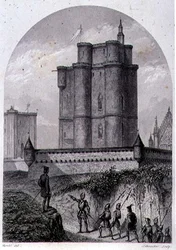A Fortaleza de Vincennes, gravada por Schroeder (gravura)
