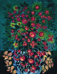 Maçãs com folhas, 1929-1930.