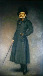 Firmin Gemier (1869-1933) no papel do Coronel Bridau na peça 