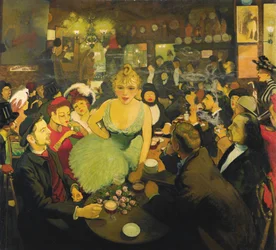 No clube Aristide Bruants Montmartre, The Mirliton, 1886-1887