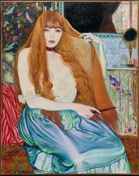Mulher na sua Toilette