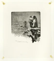 O Vampiro de Notre-Dame, placa nove de Le Long de la Seine et des Boulevards