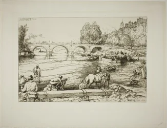 O bebedouro do Pont Marie