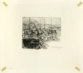 Doca de Villette, placa cinco de Le Long de la Seine et des Boulevards