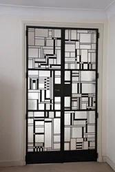 Conjunto de portas, c.1928 (vidro e ferro patinado)