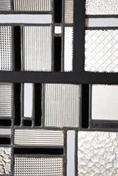 Conjunto de portas, c.1928 (vidro e ferro patinado)