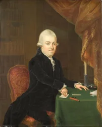 Jan Bernd Bicker (1746-1812). Retrato de um homem desconhecido.[1] Título ou títulos alternativos: Jan Bernd Bicker (1746-1812).[3] Retrato de Jan Bernd Bicker (1746-1812), comerciante e banqueiro em Amesterdão, presidente da Assembleia Nacional em 1796