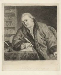Retrato do compositor e gravador Johan Antoni Kauclitz Colizzi