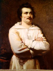 Retrato de Honore de Balzac (1799-1850) Século XIX (pintura)