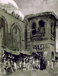 Comerciante de cobre, Cairo, Egito, 1928