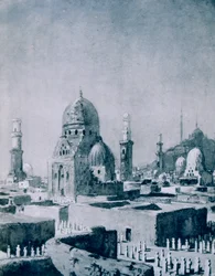 As Tumbas dos Califas, Cairo, Egito, 1928
