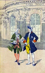 Voltaire com Frederic II da Prússia