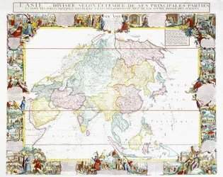 Mapa da Ásia, 1786