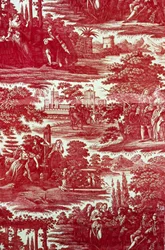 Luís XIV e Mademoiselle de La Vallière (Tecido para mobiliário)