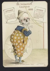 Ilustração para Antikamnia Calendar, 1900