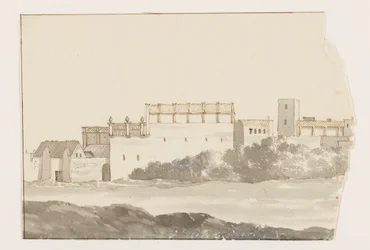 Klooster te Biseglia Viagens na Itália, Sicília e Malta - 1778 (título da série)