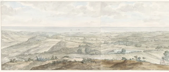 Panorama vanaf Collis Minervalis
Vista geral do topo do Collis Minervalis (título sobre o objecto)
Viagem a Itália, Sicília e Malta - 1778 (título da série)