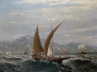 A Tartane Mediterrâneo (óleo sobre tela)