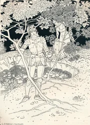 Ilustração para Spensers Faerie Queene. Canto II. Verso 30, c1895