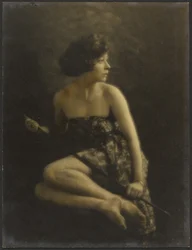 Bailarina, com dardo
