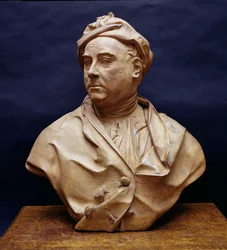 Busto de retrato de George Frederick Handel (1685-1759) (terracota)