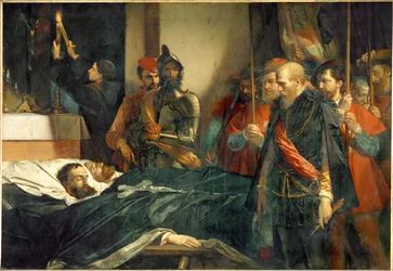 Últimas honras prestadas aos Condes de Egmont e Hoorn pelo Grão-Sermão de Bruxelas (pintura sobre tela)