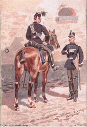 Trem La, Cartão Postal, 1920