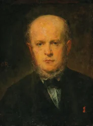 Retrato de Adolph Menzel 1815-1905, 1867.