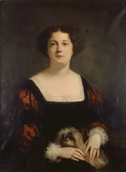 Retrato de Apollonie Sabatier 1822-1889, c. 1850.