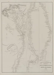 Egito e Núbia, Volume III: Mapa para ilustrar os esboços de David Roberts, Esq ... 1849, 1849.