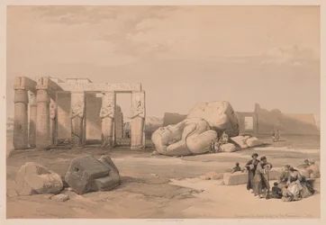 Egito e Núbia: Volume II - No. 4, Fragmentos dos Grandes Colossos, no Memnonium