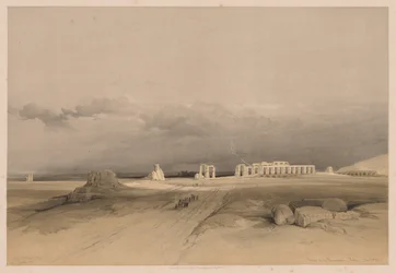 Egito e Núbia: Volume II - Nº 8, Ruínas do Memnonium, Tebas, 1838.