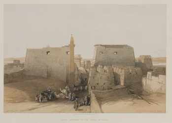 Egito e Núbia, Volume II: Grande Entrada para o Templo de Luxor