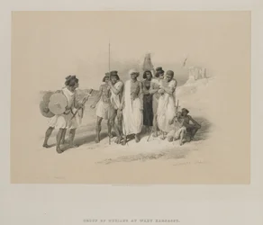 Egito e Núbia, Volume II: Grupo de Núbios-Wady Kardasey, 1847.