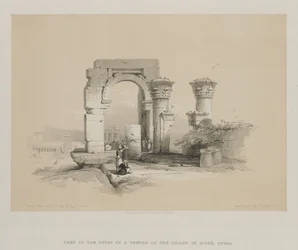 Egito e Núbia, Volume II: Ruínas - Templo na Ilha de Biggeh, Núbia