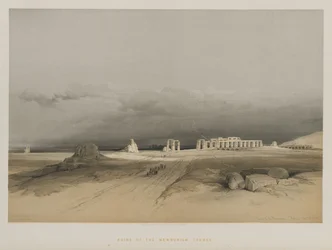 Egipto e Núbia, volume II: ruínas do Memnónio, Tebas, 1847