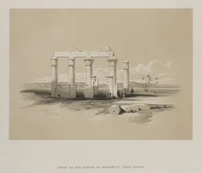 Egito e Núbia, Volume II: Ruínas do Templo de Madamoud, em Tebas