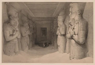 Egito e Núbia: Volume I - No. 14, Interior do Templo Aboo Simbel