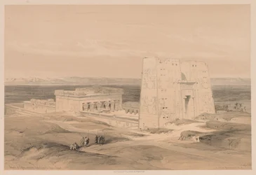 Egito e Núbia: Volume I - No. 34, Templo de Edfou. Apolinopolis antiga, Alto Egito