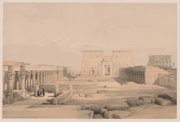 Egito e Núbia: Volume I - No. 42, Grande Aproximação ao Templo de Philae, Núbia